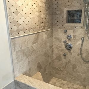 Shower Remodeling in Barrington IL - new tile