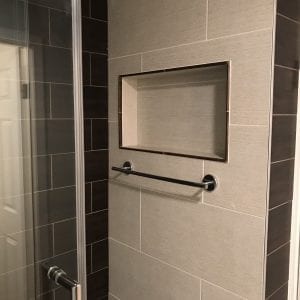 Bathroom remodeling in Schaumburg - new shower