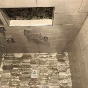Bathroom remodeling in Bartlett - new shower