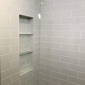 new shower tile