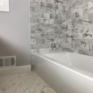 Bathroom remodel from the Northwest Chicago suburbs
