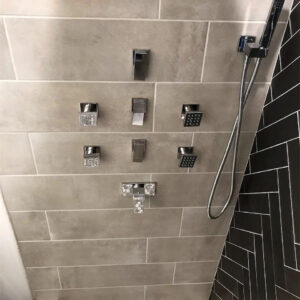 Remodeled bathroom in Schaumburg