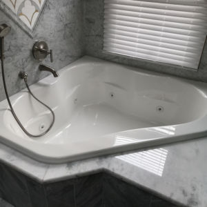 Bathroom Renovation Services in Schaumburg and Chicago Area, new tub, new hot tub and tiles