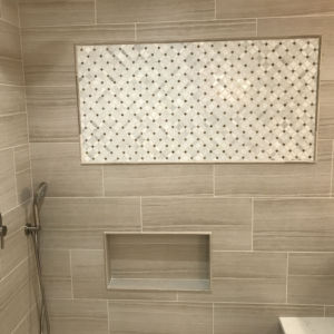 Walk in shower remodeling