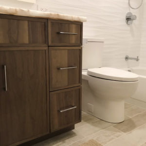 Before New Bathroom Cabinets in Park Ridge IL