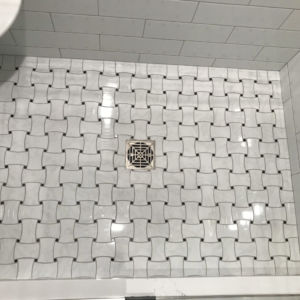 Remodeled shower in Park Ridge IL