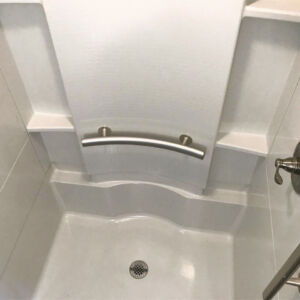 Remodeled shower in Northwest Chicago